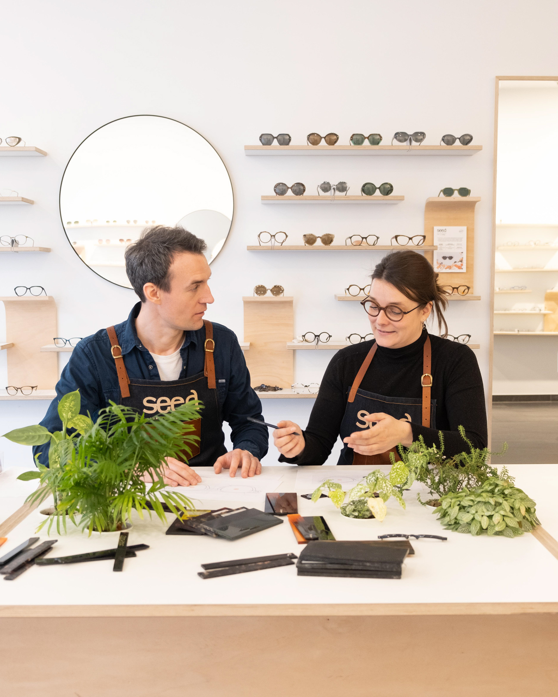 Photoshoot pour la marque de lunettes Seed