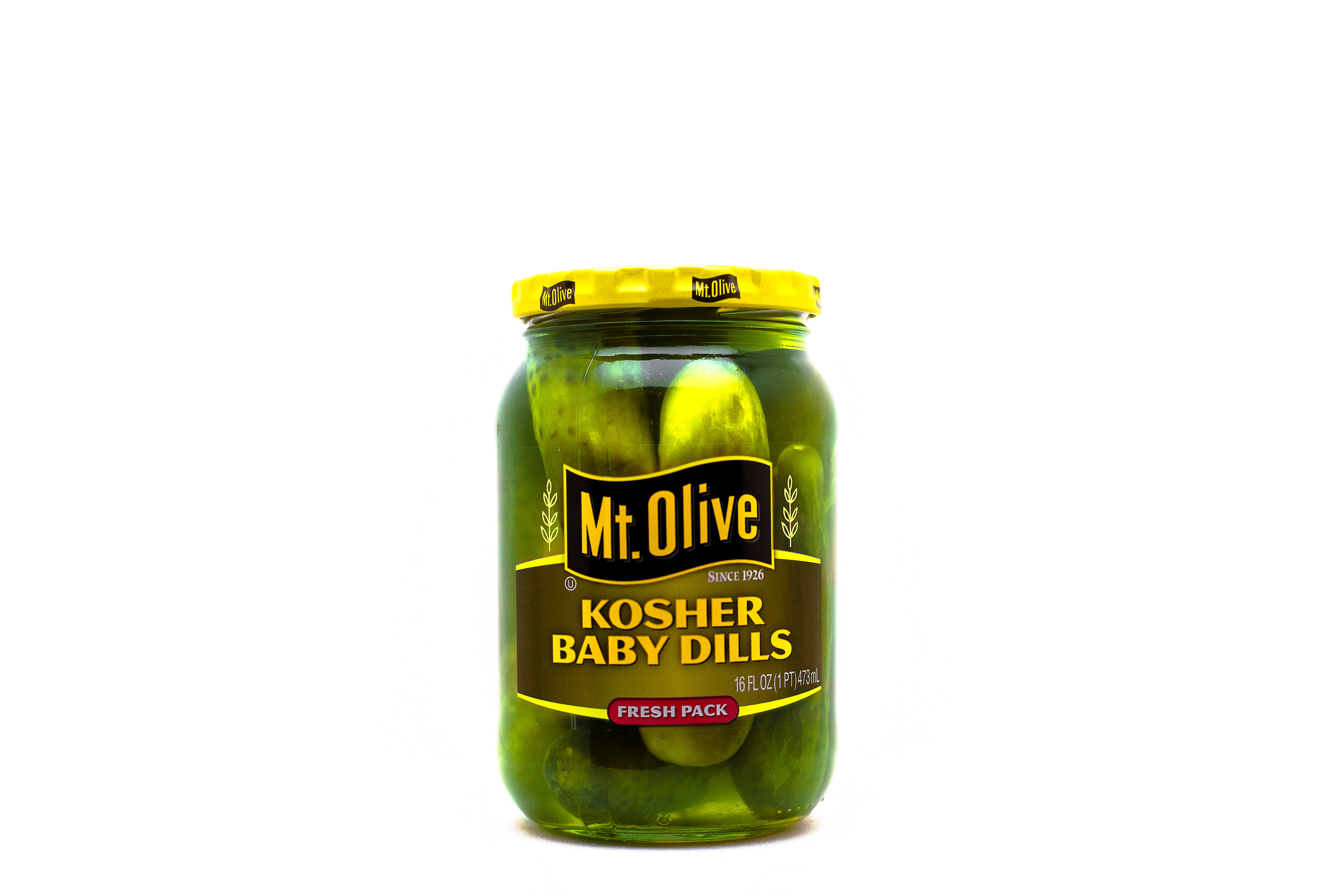 Original softbox photo of a pickle jar (2017)