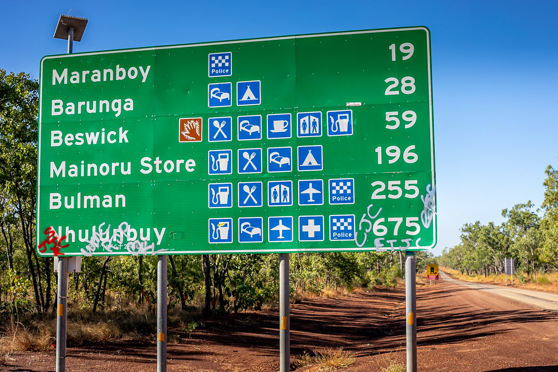 Arnhem Highway, Katherine, Northern Territory Australia