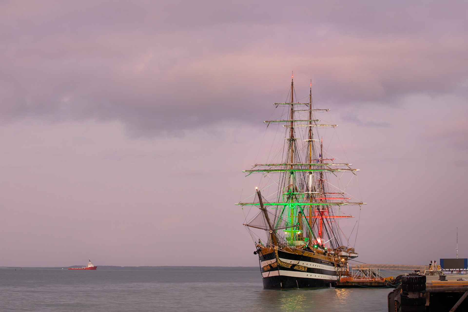 Amerigo Vespucci, Darwin Harbour