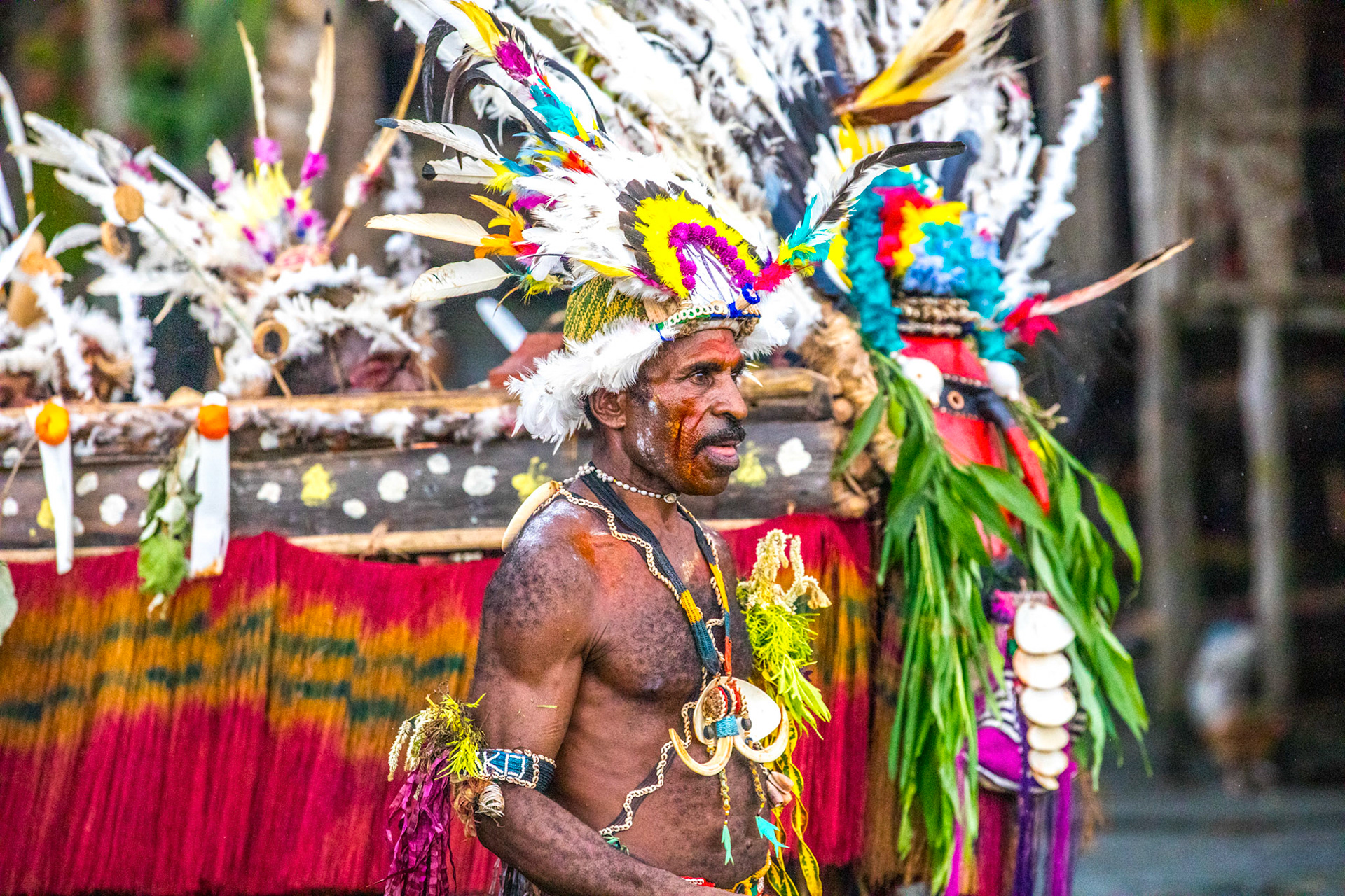 Kopar village, Sepik River Papua New Guinea