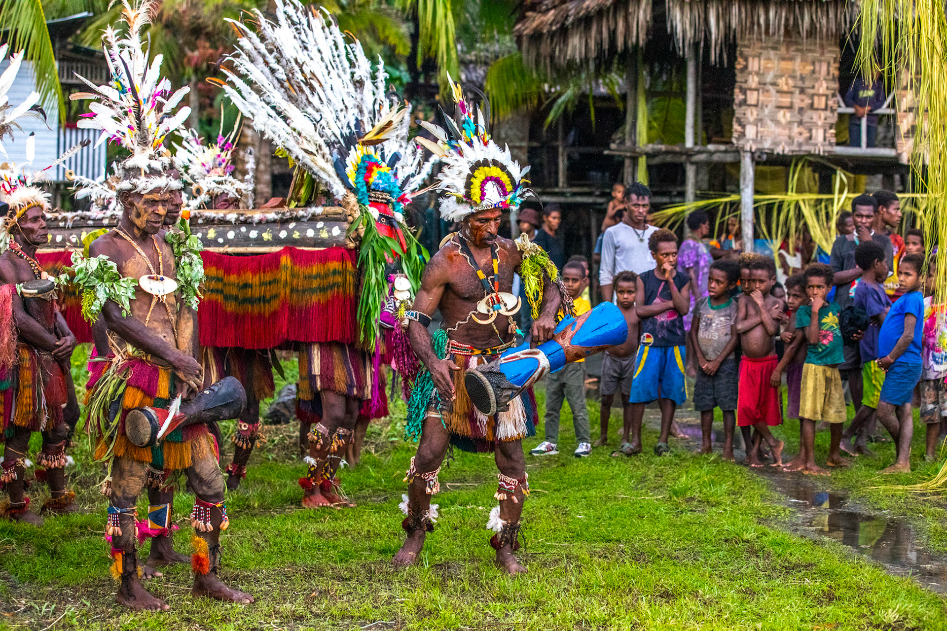 Kopar village, Sepik River Papua New Guinea