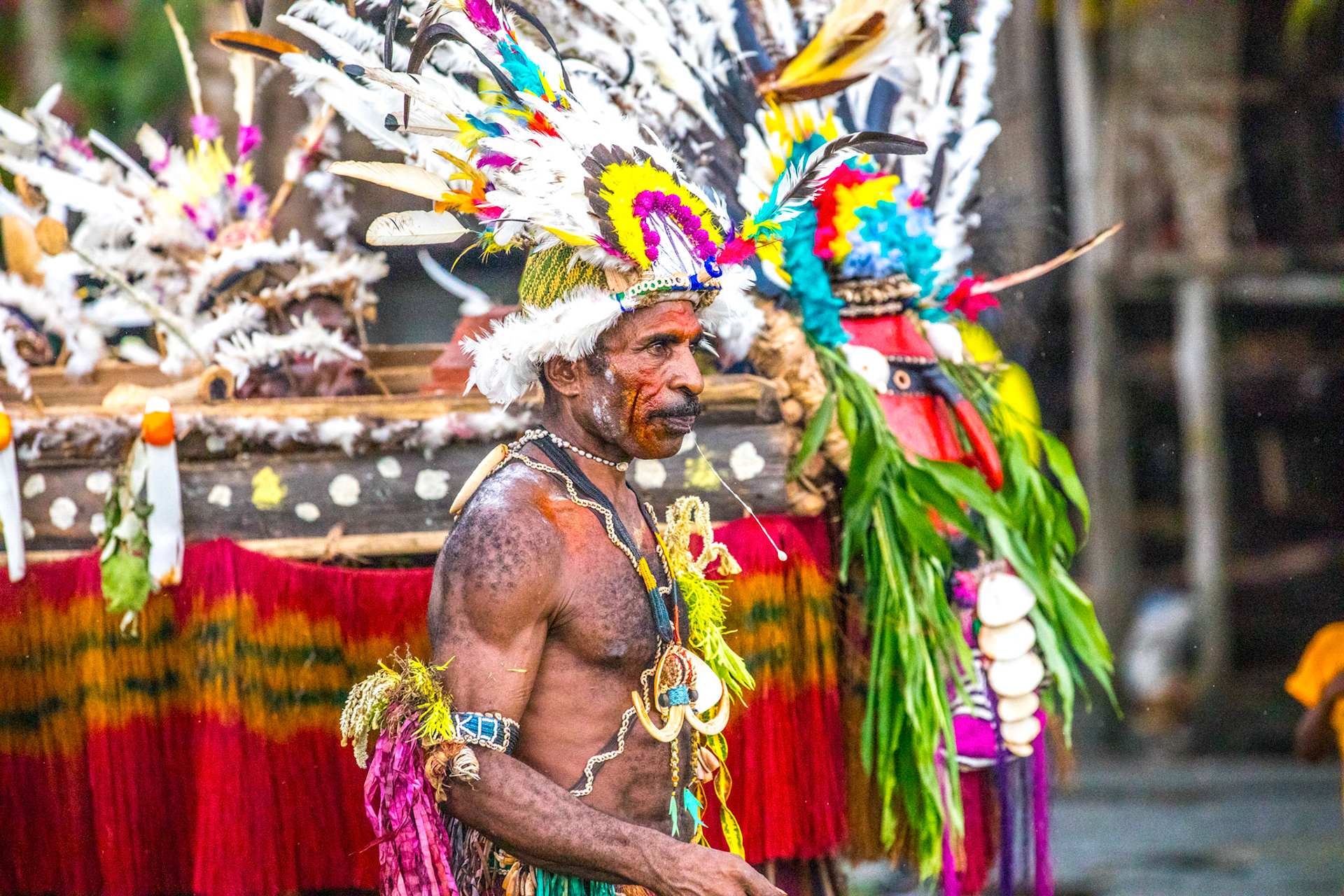 Kopar village, Sepik River Papua New Guinea
