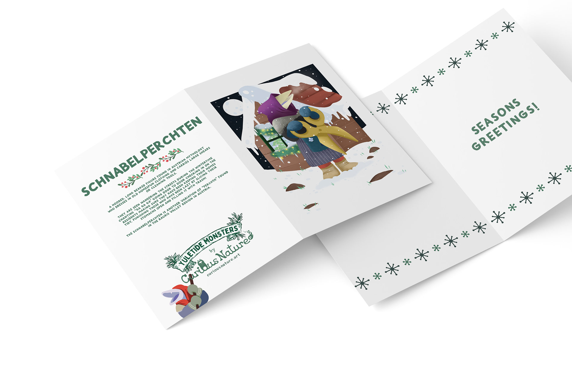 Schnabelperchten: Holiday Greeting Card