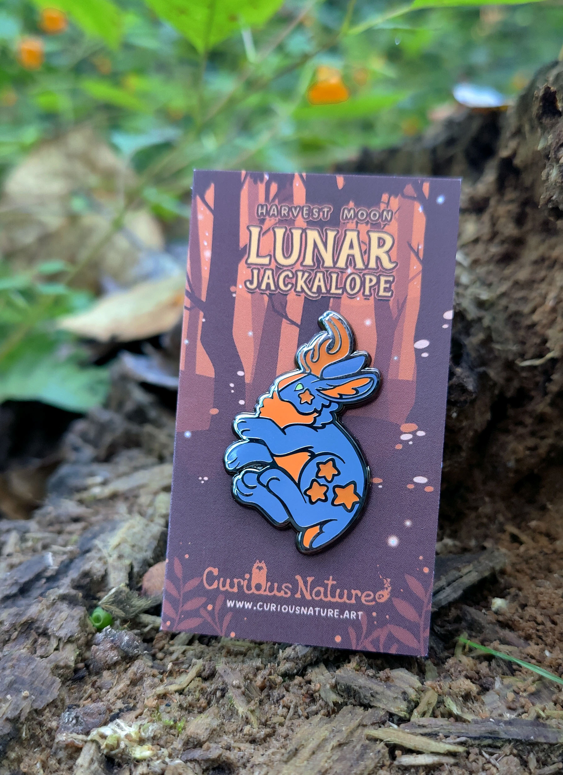 Harvest Moon Jackalope Enamel Pin