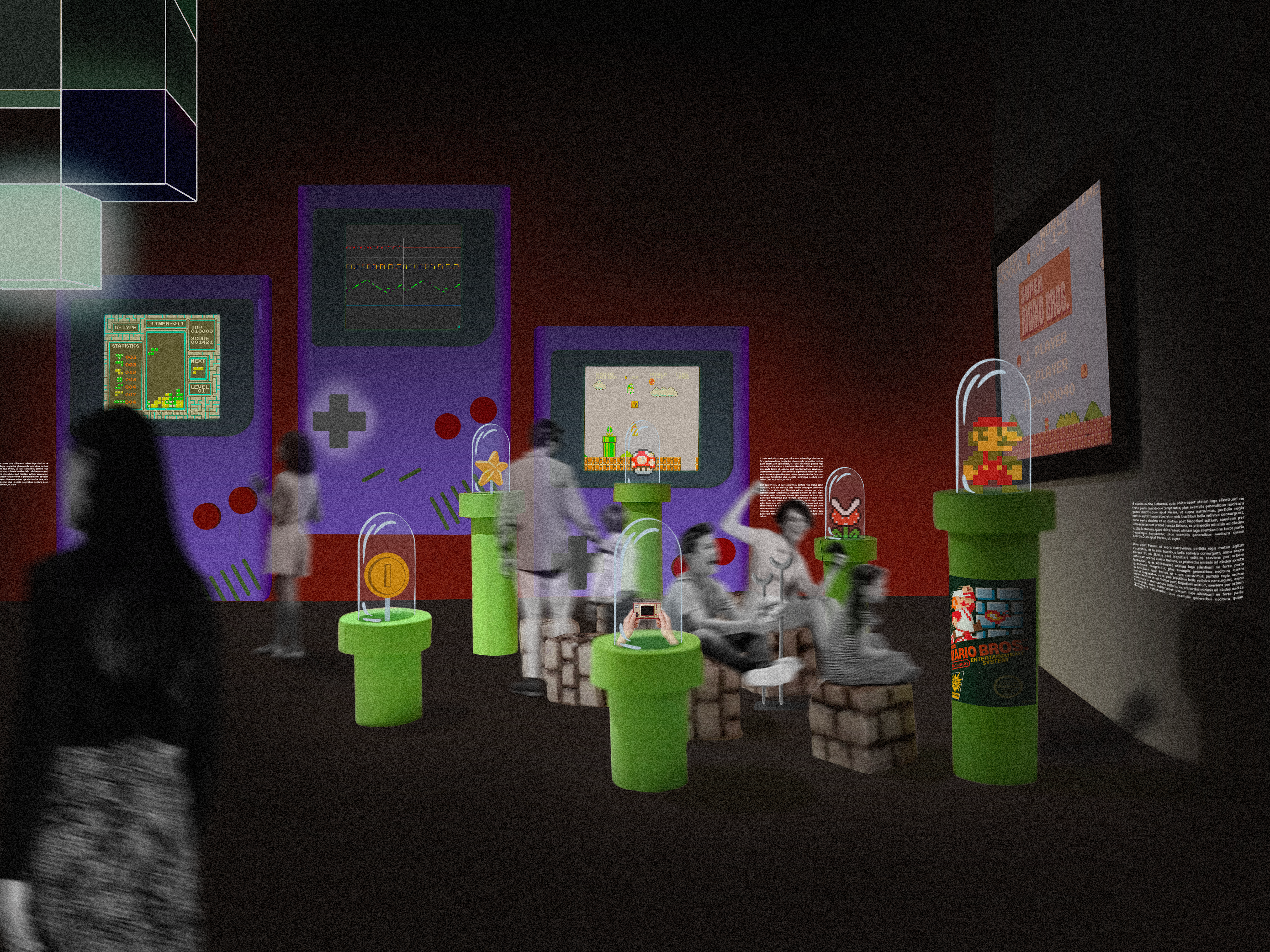 (Partie I de l'exposition - Sons minimaux et jingle) Zone Mario
