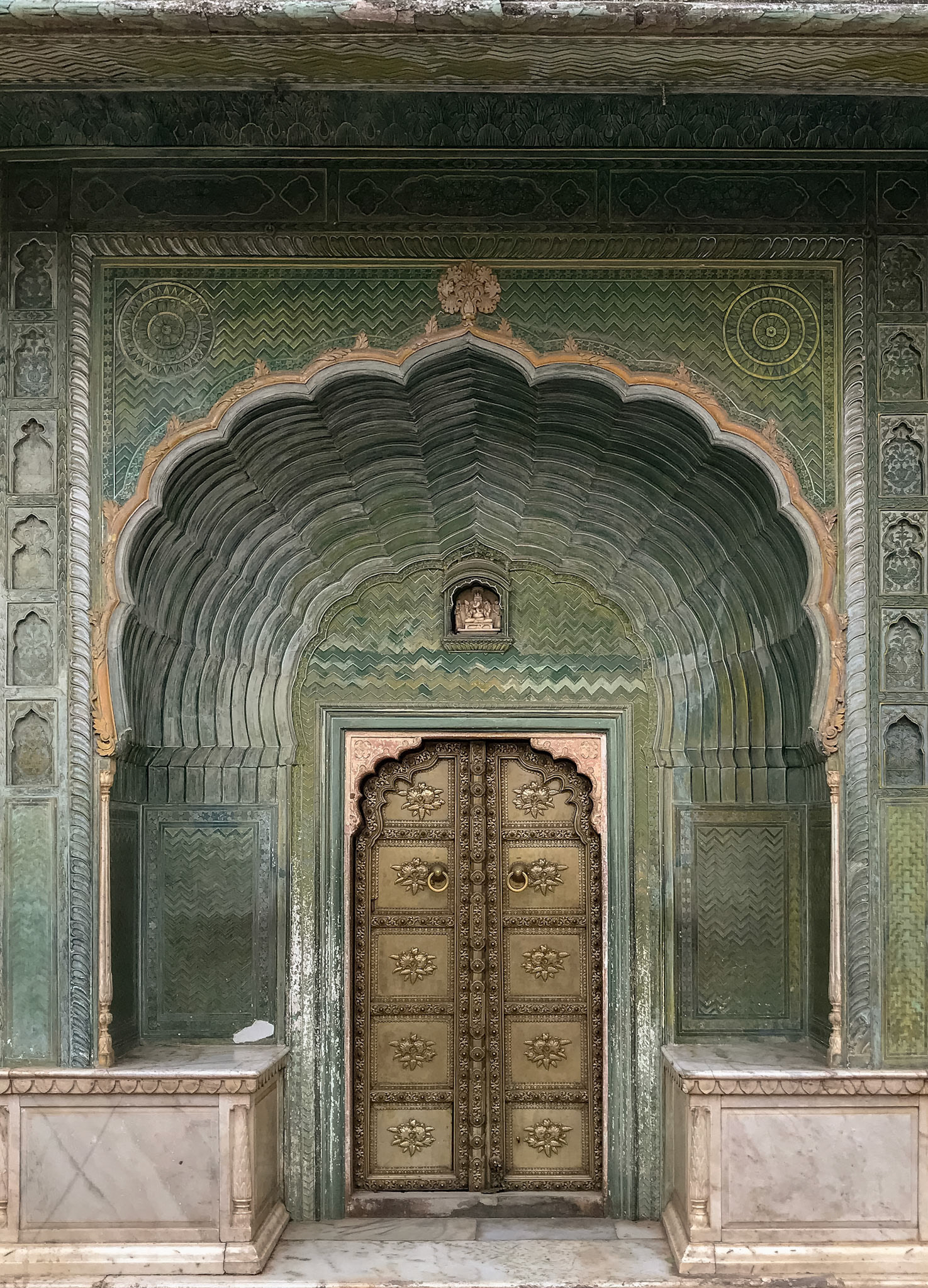 Pretty Gates : The Grass Gate, City Palace.