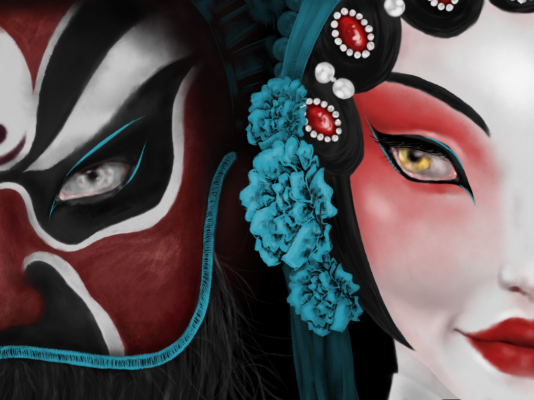 Adobe Photoshop painting: Opera