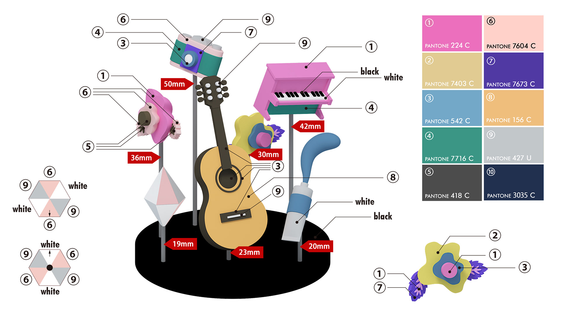 色指定指示書/color specification instruction