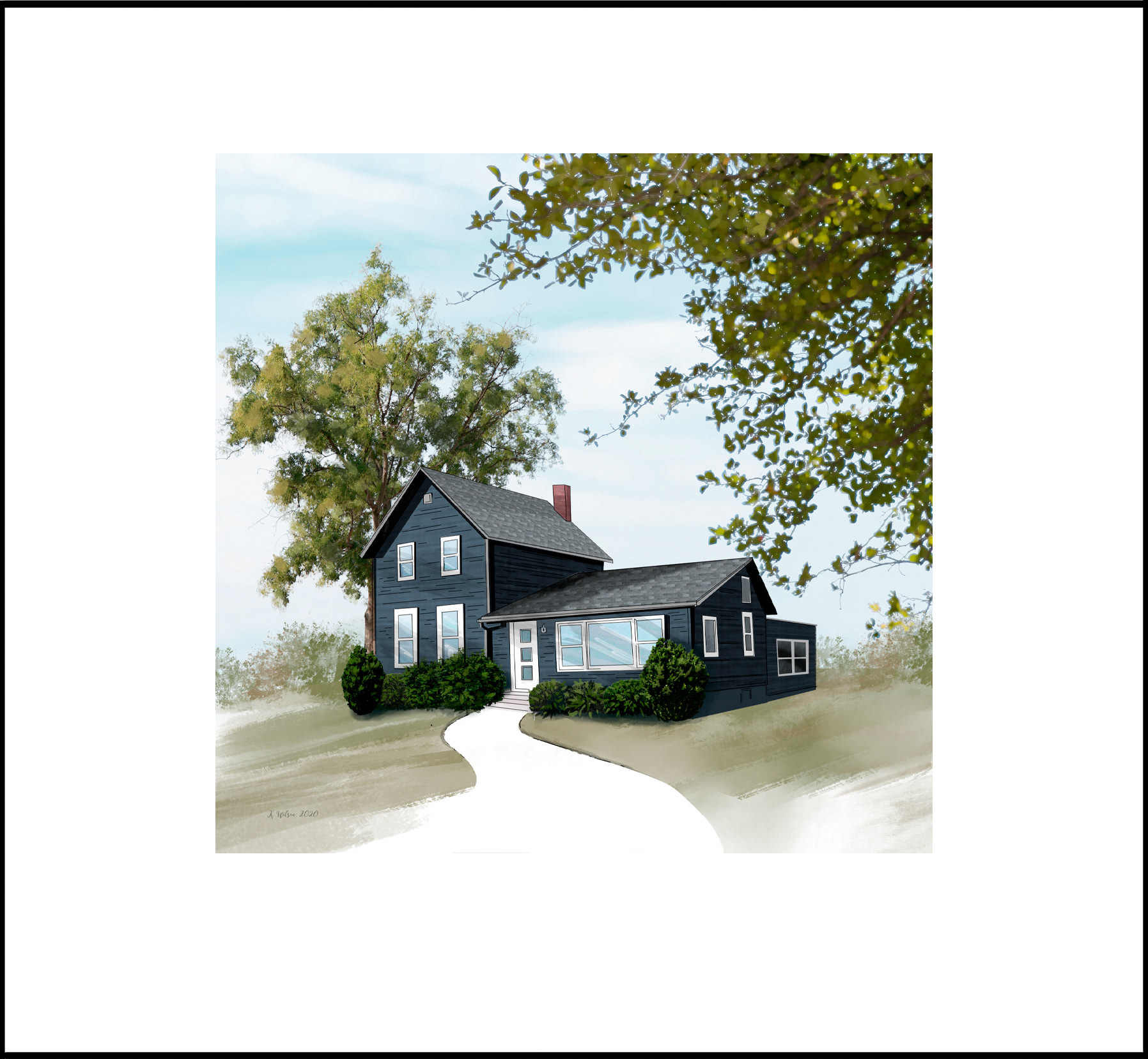 Childhood home rendering | Gift