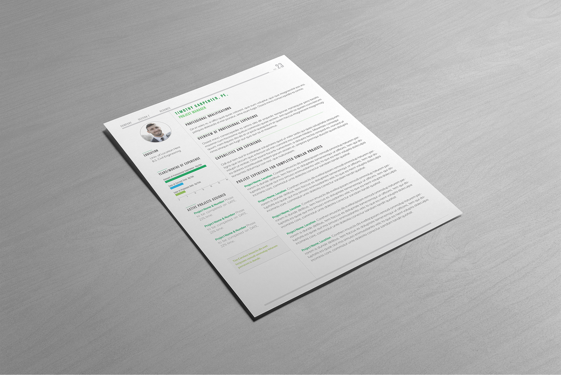 Custom Team Resumes