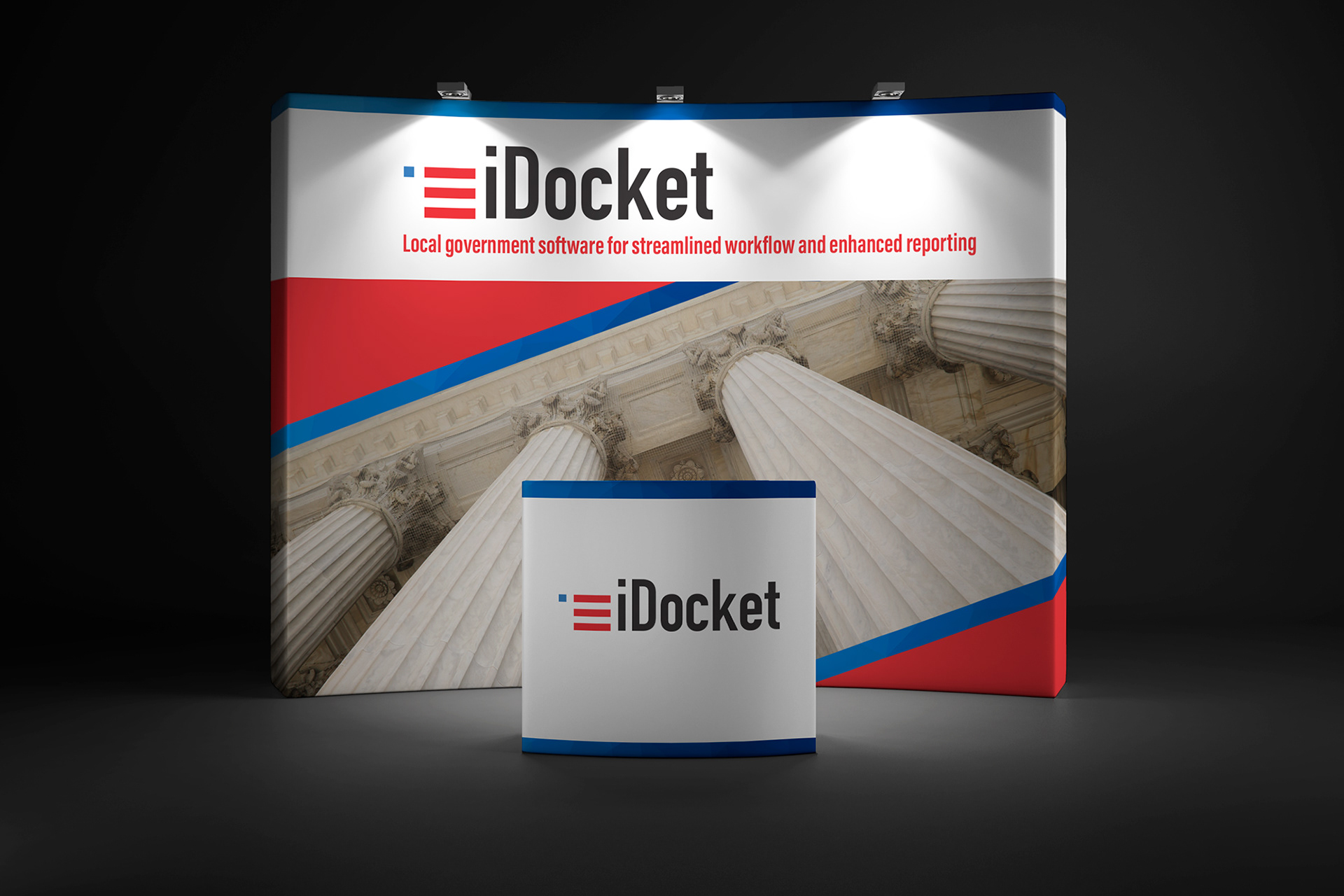 Tradeshow booth graphics | iDocket, Austin, TX