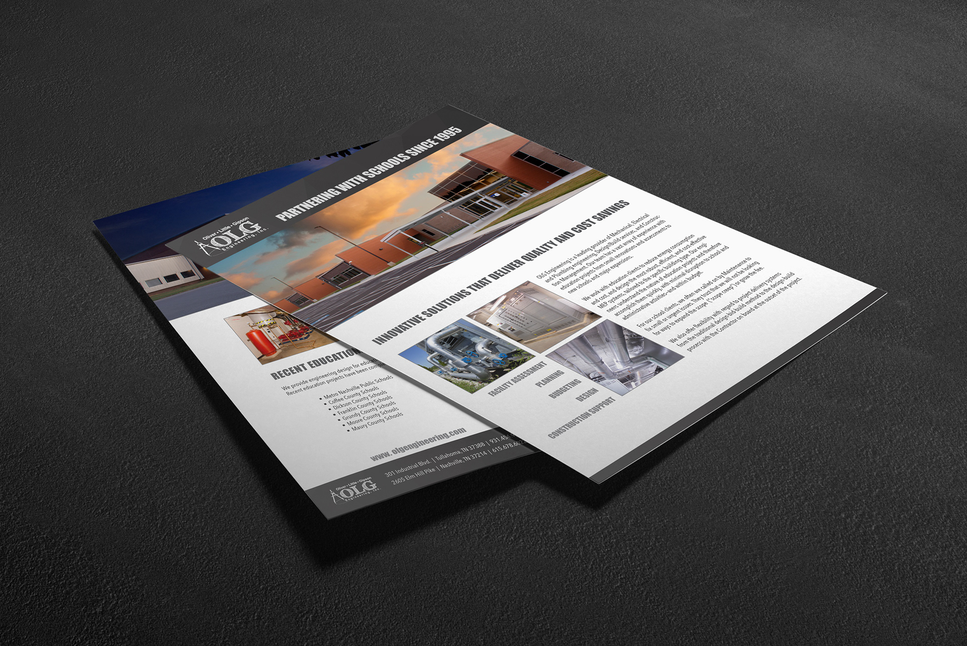 Services flyer | OLG, Tullahoma, TN