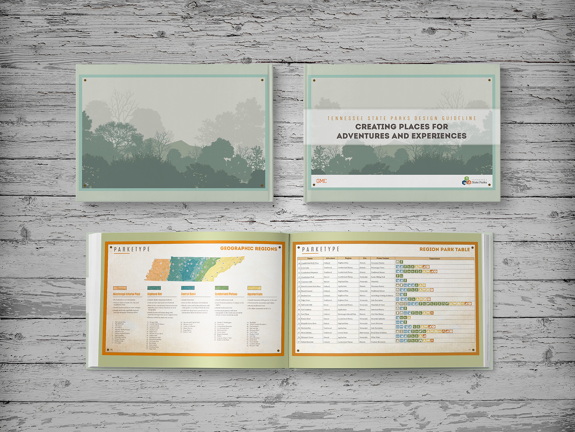 Design guide for State of TN Parks | GMC Nashville, TN
