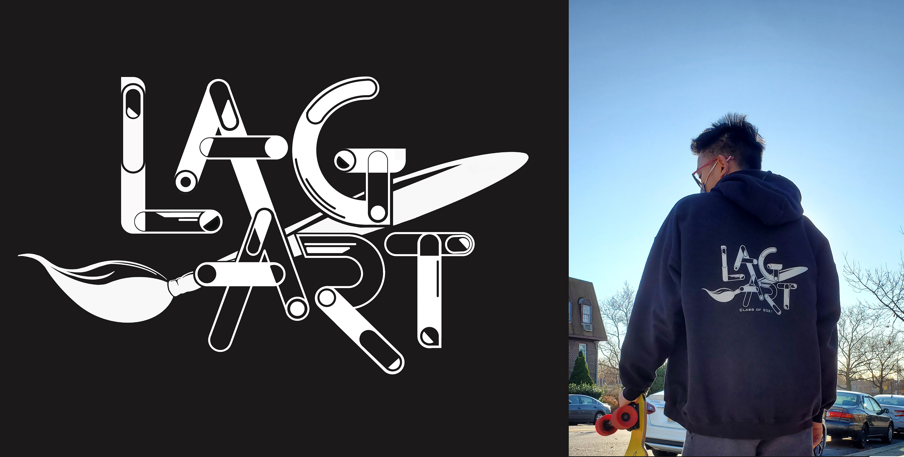 Hoodie Design for my senior class of 2021 at LaGuardia High School