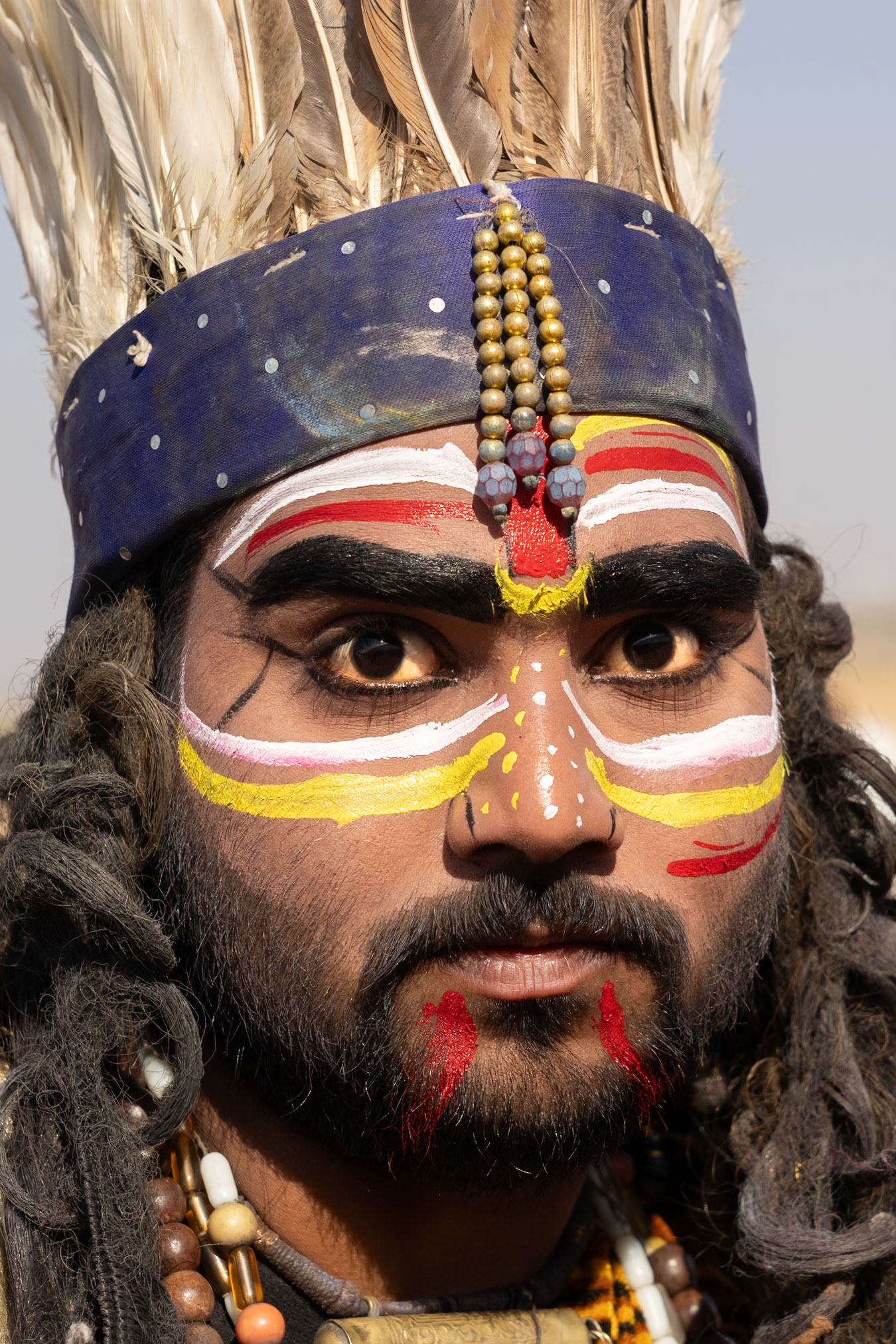 Man at Jaisalmer Festival