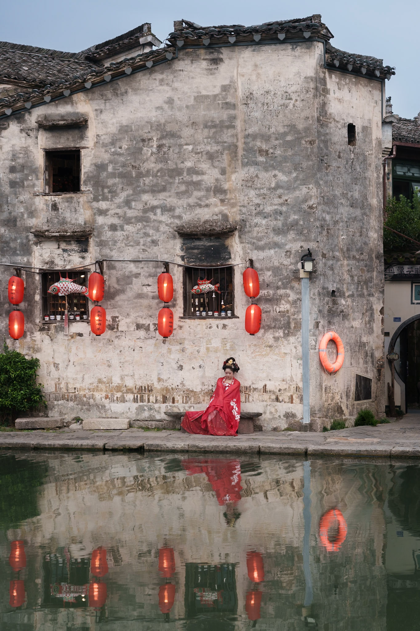 Waiting by the Canal