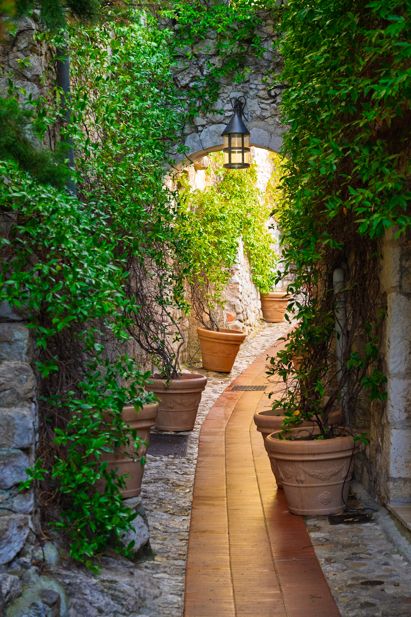 Early Morning Alleyway, Eze, France