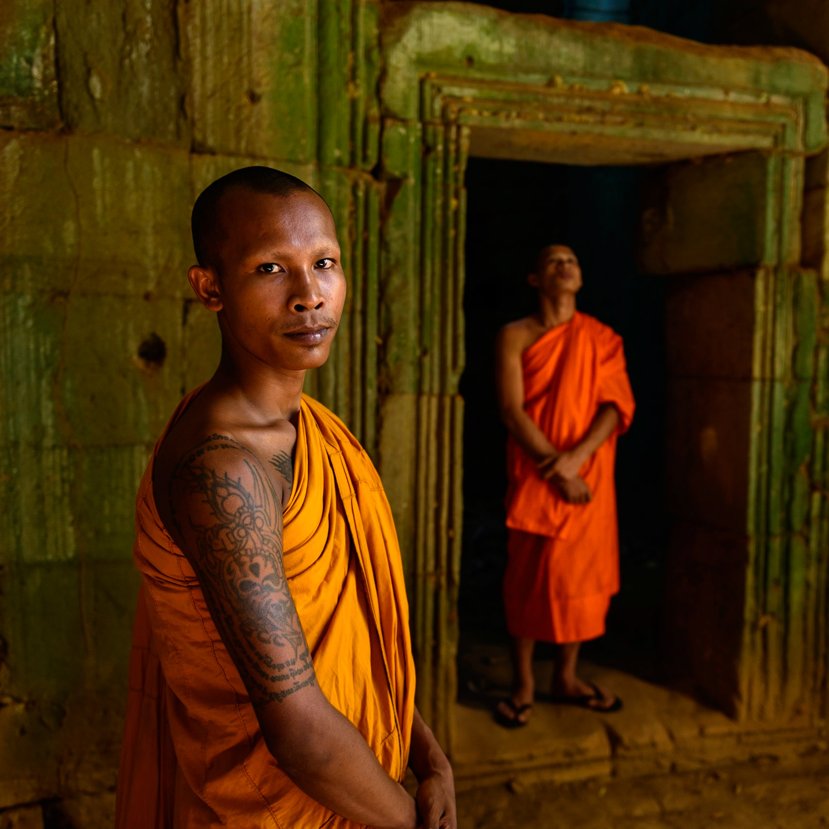Portrait of Two Monks