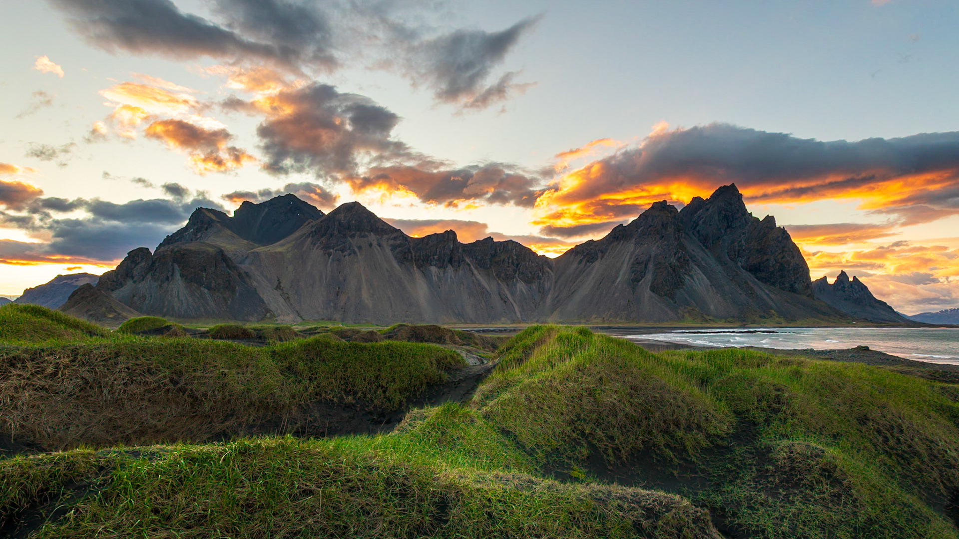 Peaks at Sunset