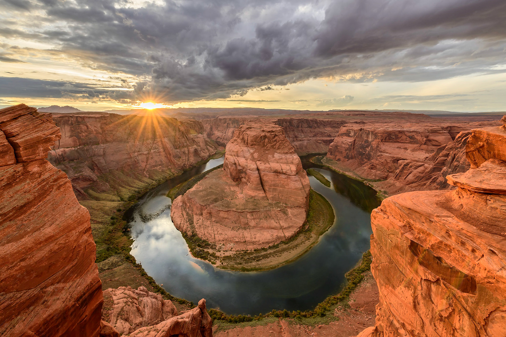 Sunset at Horseshoe Bend