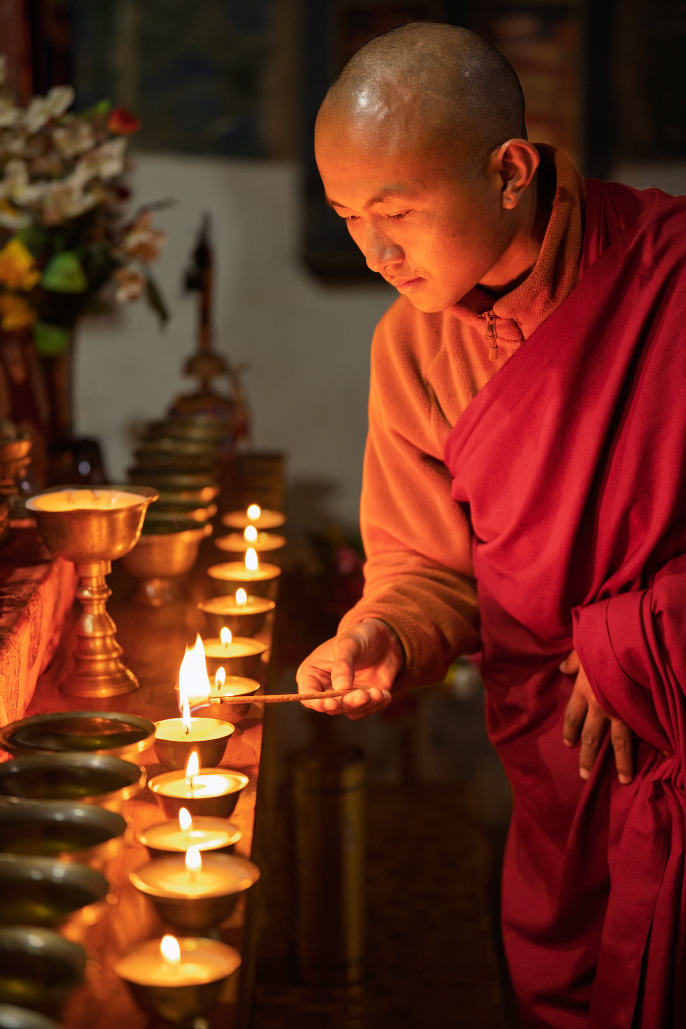 Lighting Butter Lamps