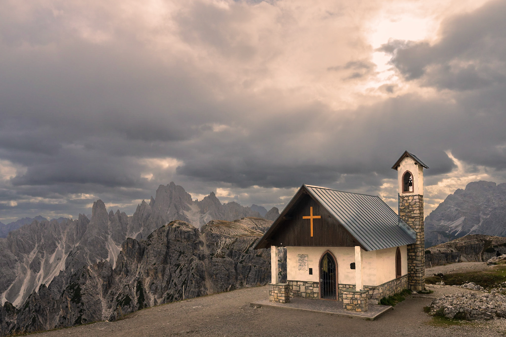 Sanctuary in the Dolomites