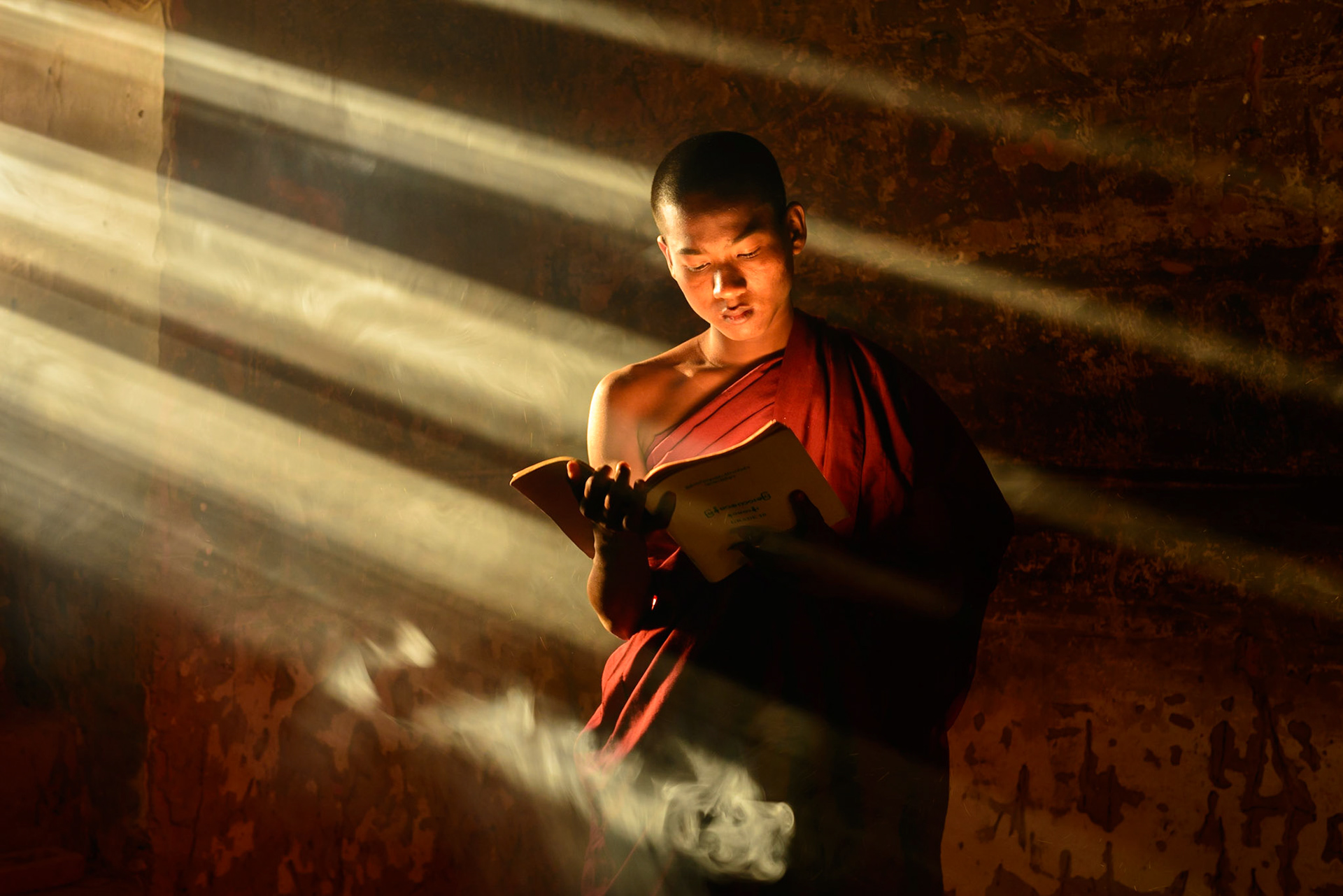 Monk and a Serpent