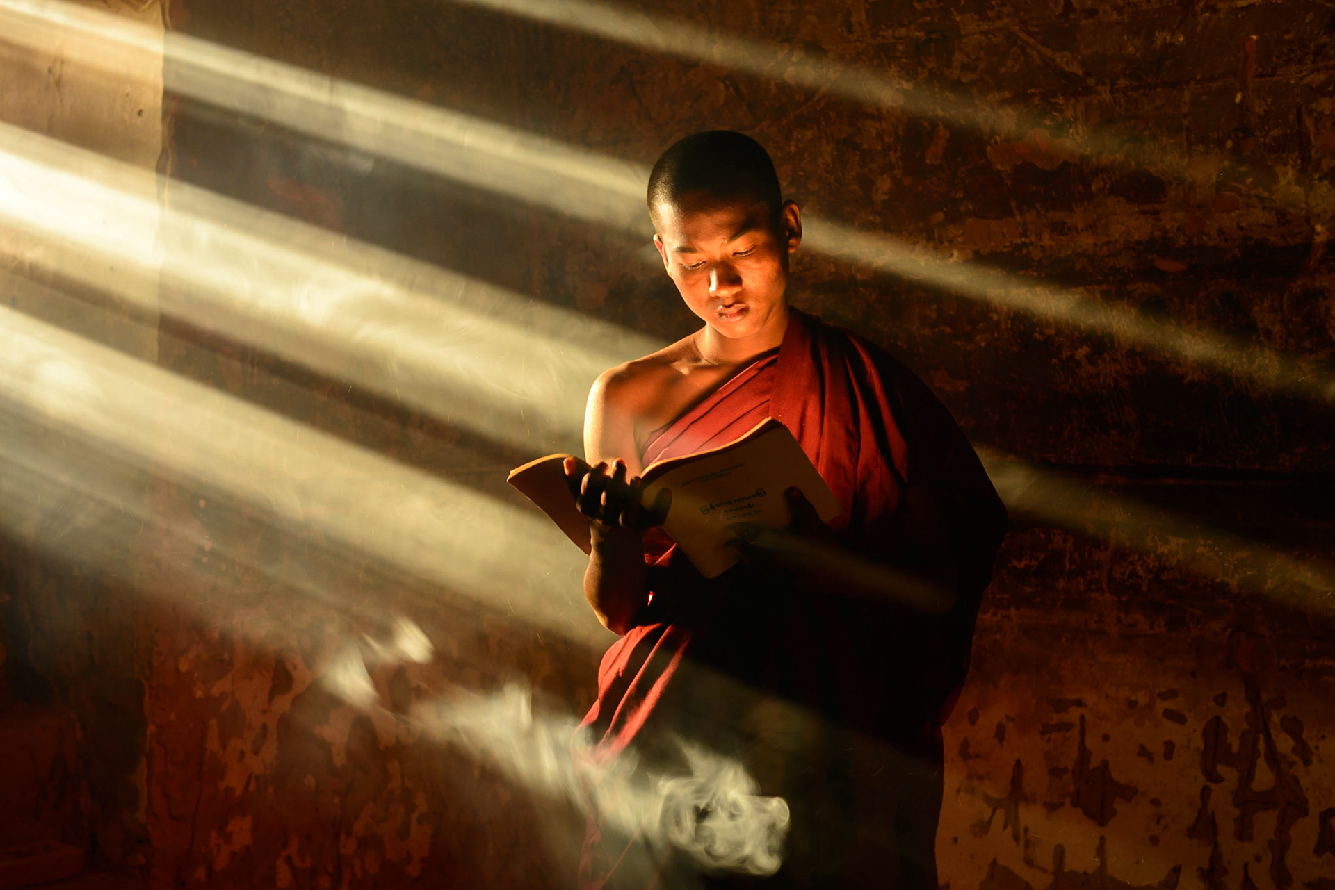 Monk and a Serpent