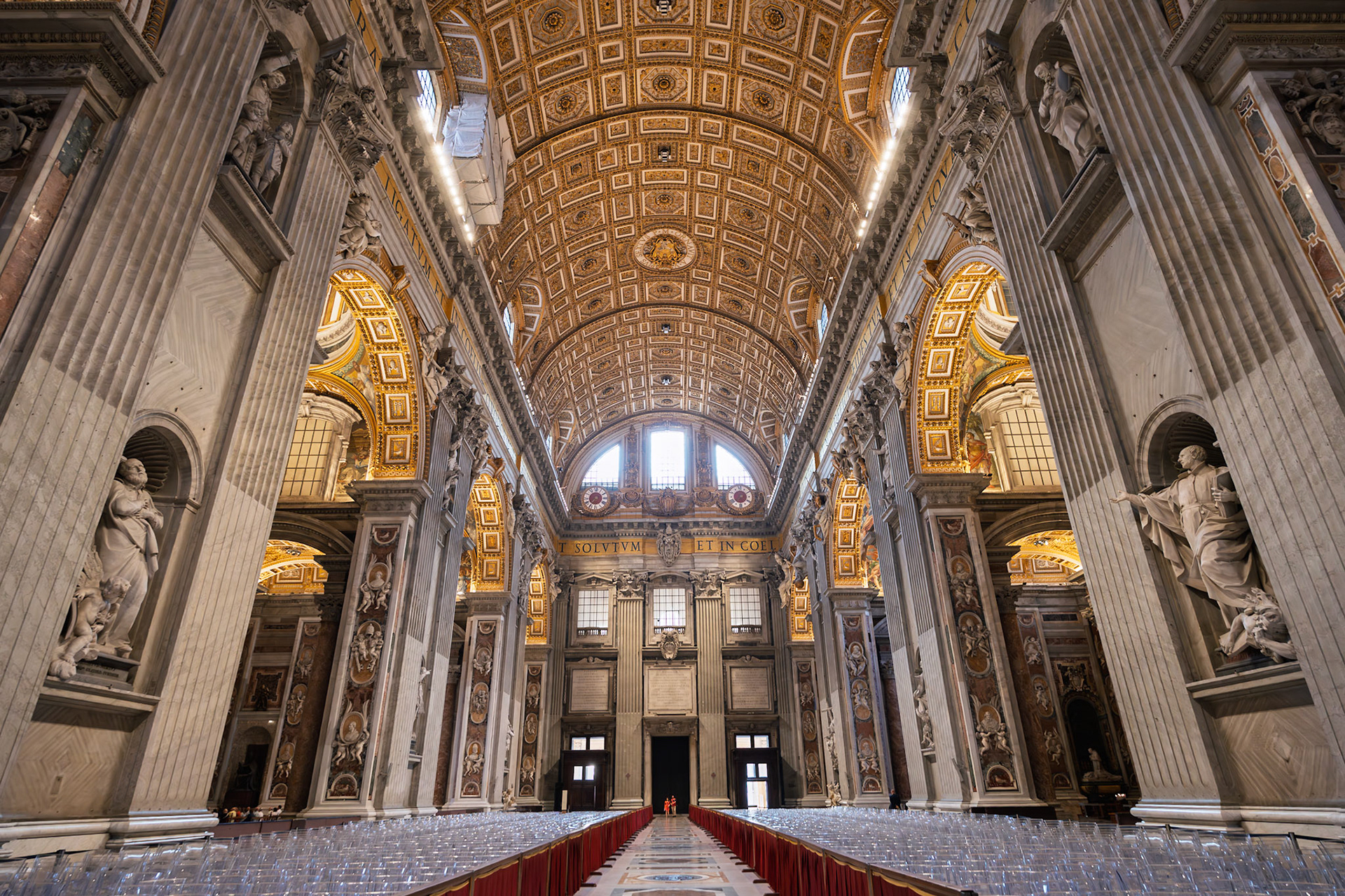 Before the Mass, St Peter's Basilica, Vatican City