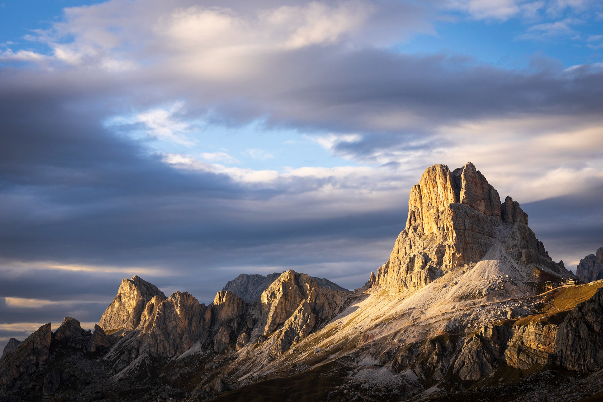 Imposing Giau Pass