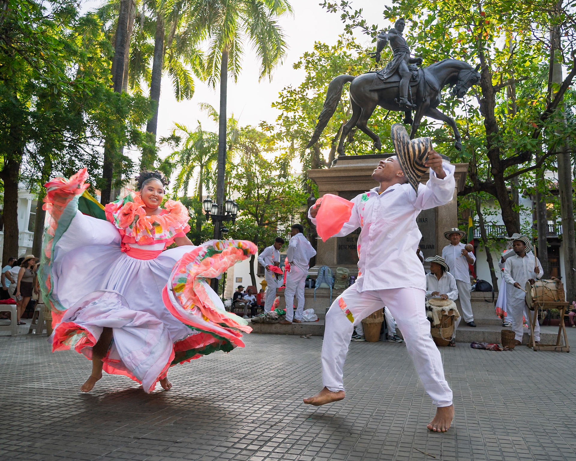 Dancers at Bolivar Park