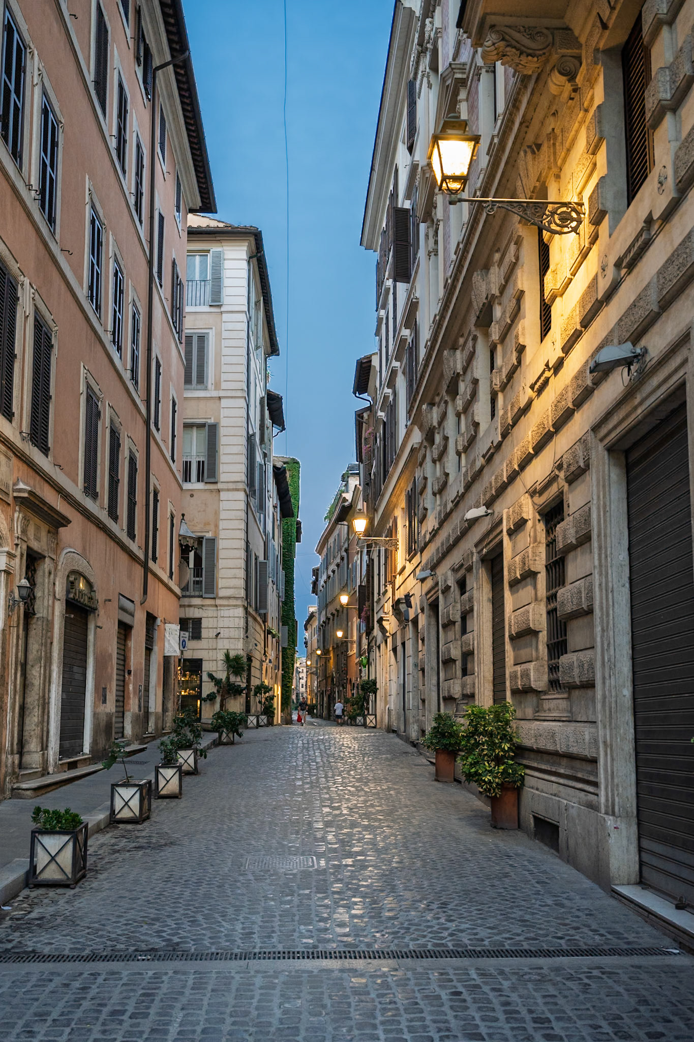 Cobblestone Walkway, Rome, Italy