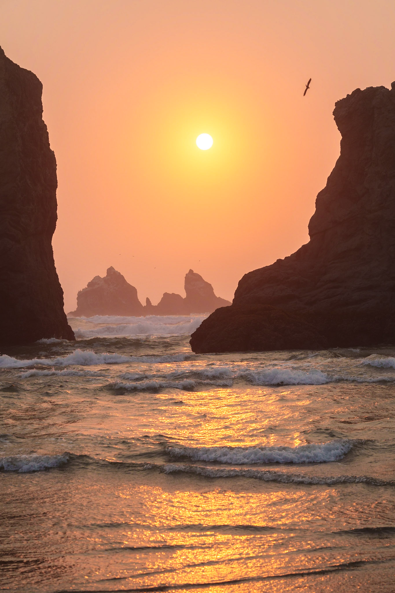 Sunset on Bandon Beach