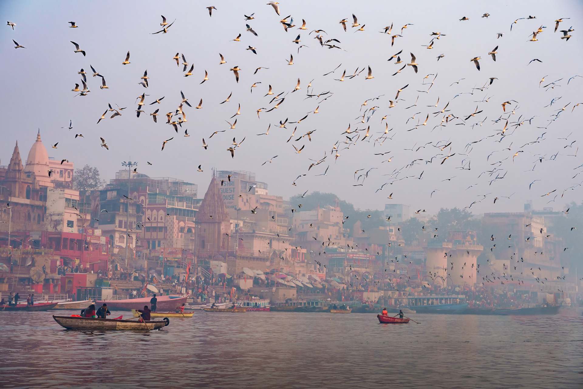 Flight Over Varanasi
