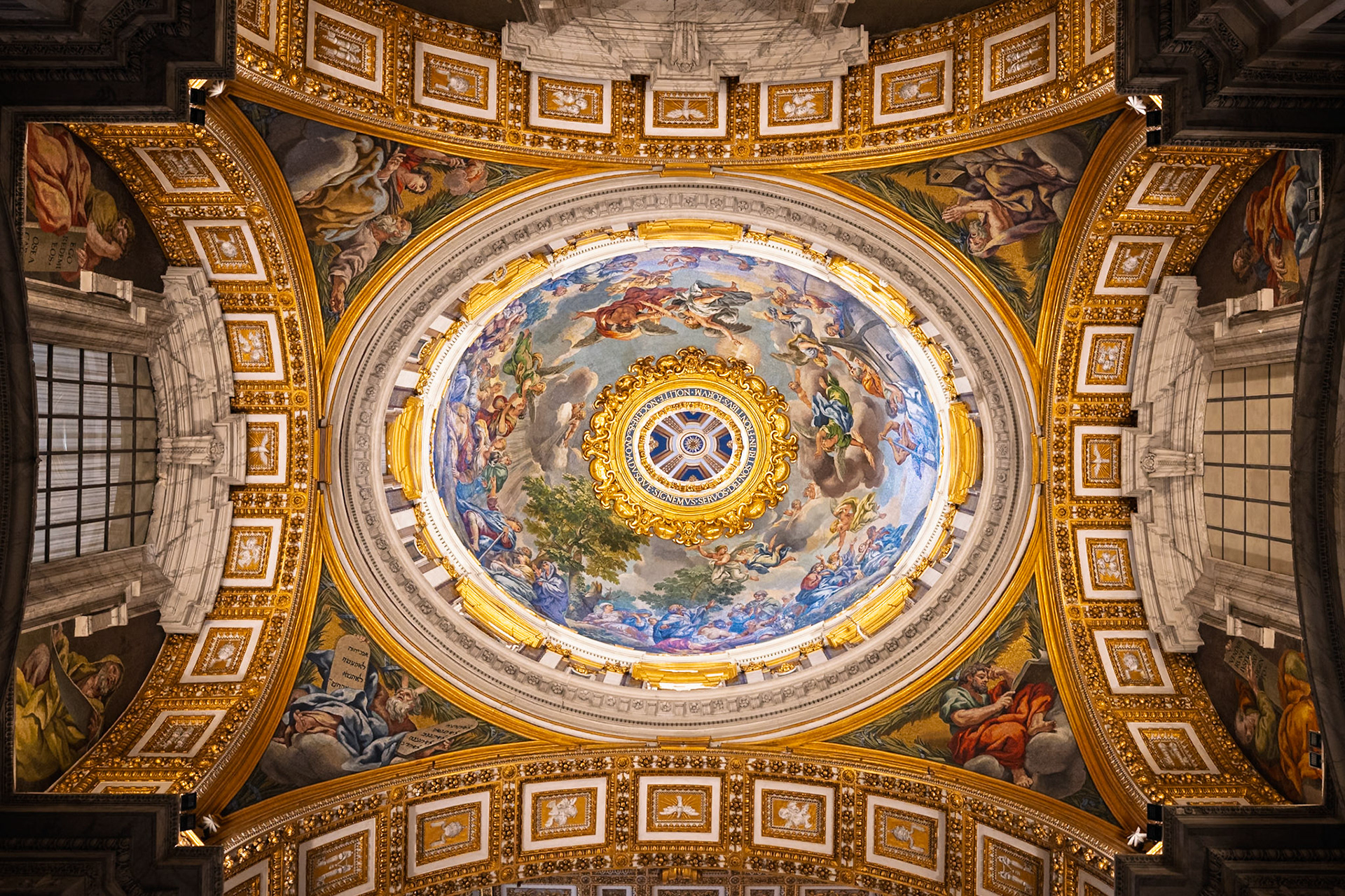 Pieta Chapel Dome in St. Peter's Basilica