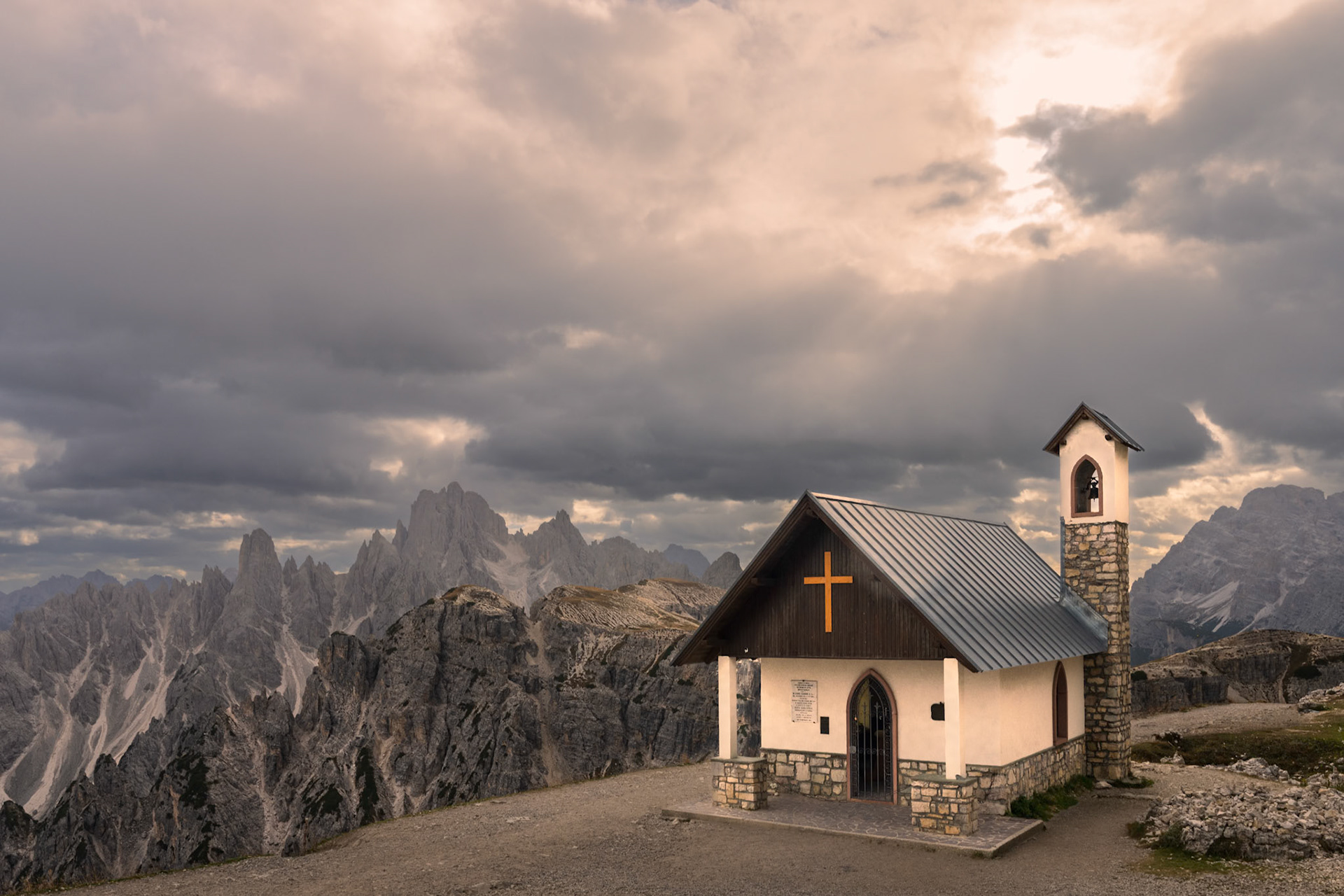 Sanctuary in the Dolomites