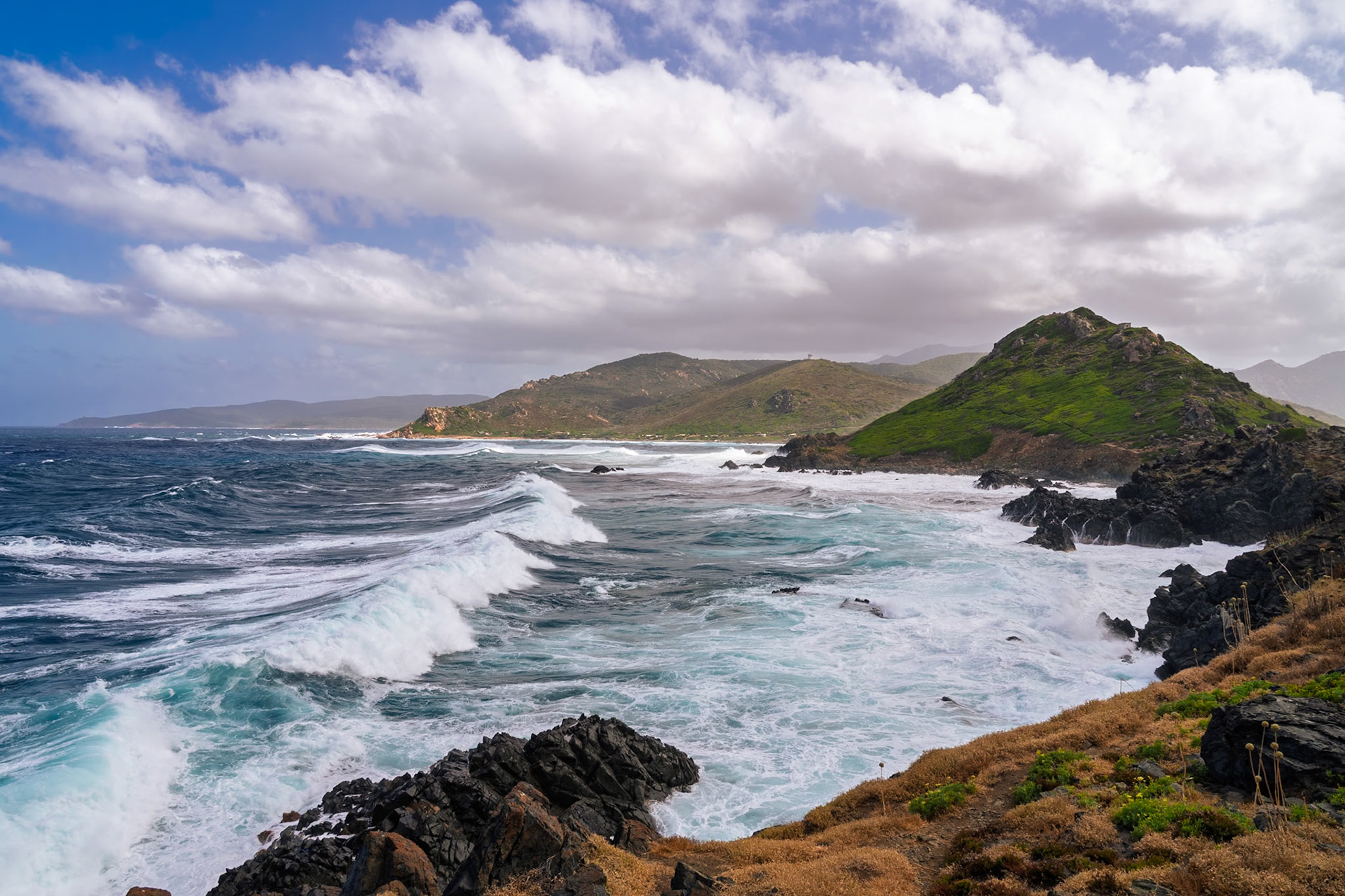 Windy Coastline, Corsica, France