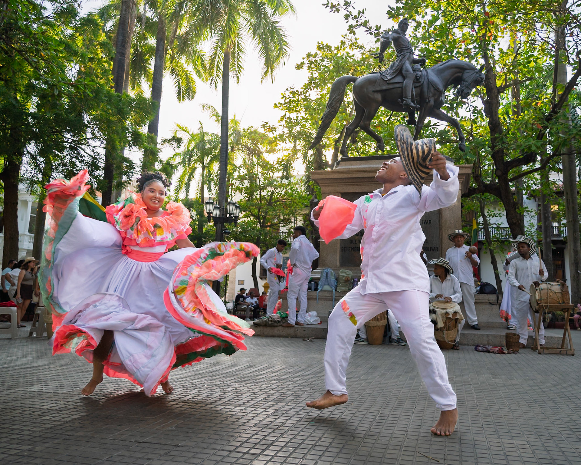Dancers at Bolivar Park