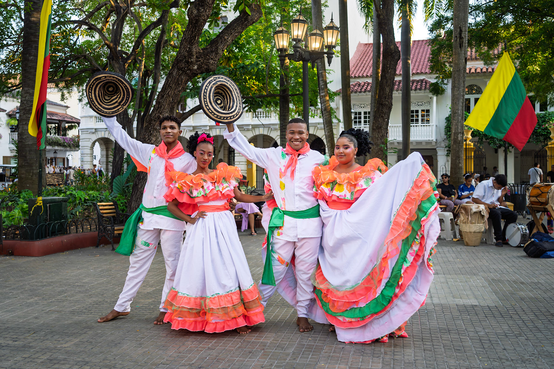 Dancers at Bolivar Park