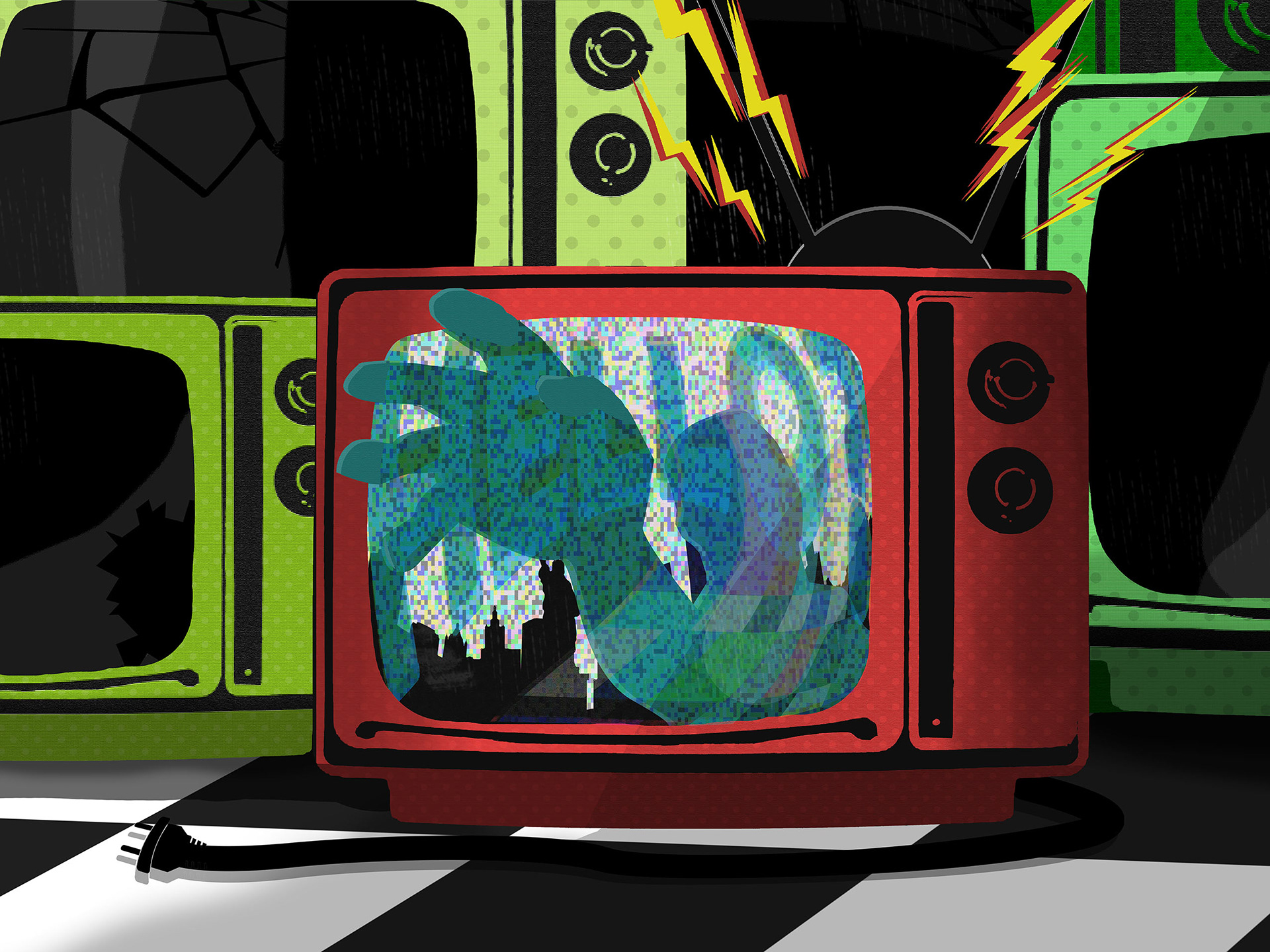 Unplugged, 2021, Adobe Illustrator
