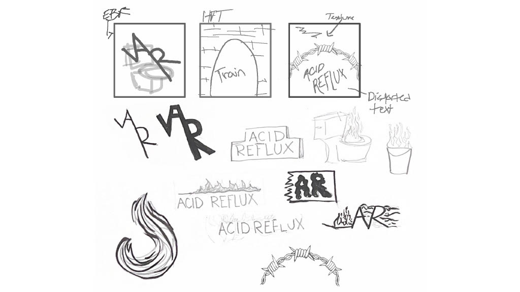 Speed Metal Design Project 2024 - Acid Reflux Sketches