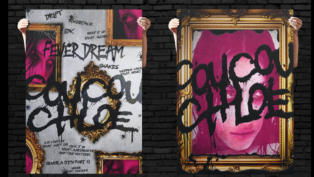 Artist Re-Brand Project Mockups - COUCOU CHLOE