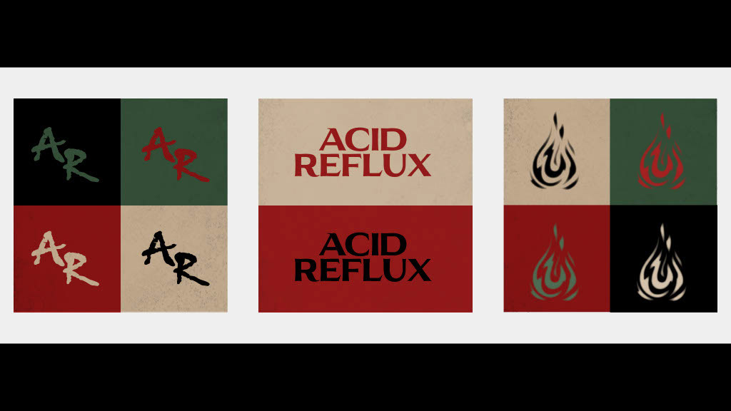 Speed Metal Design Project 2024 - Acid Reflux Logo Ideas