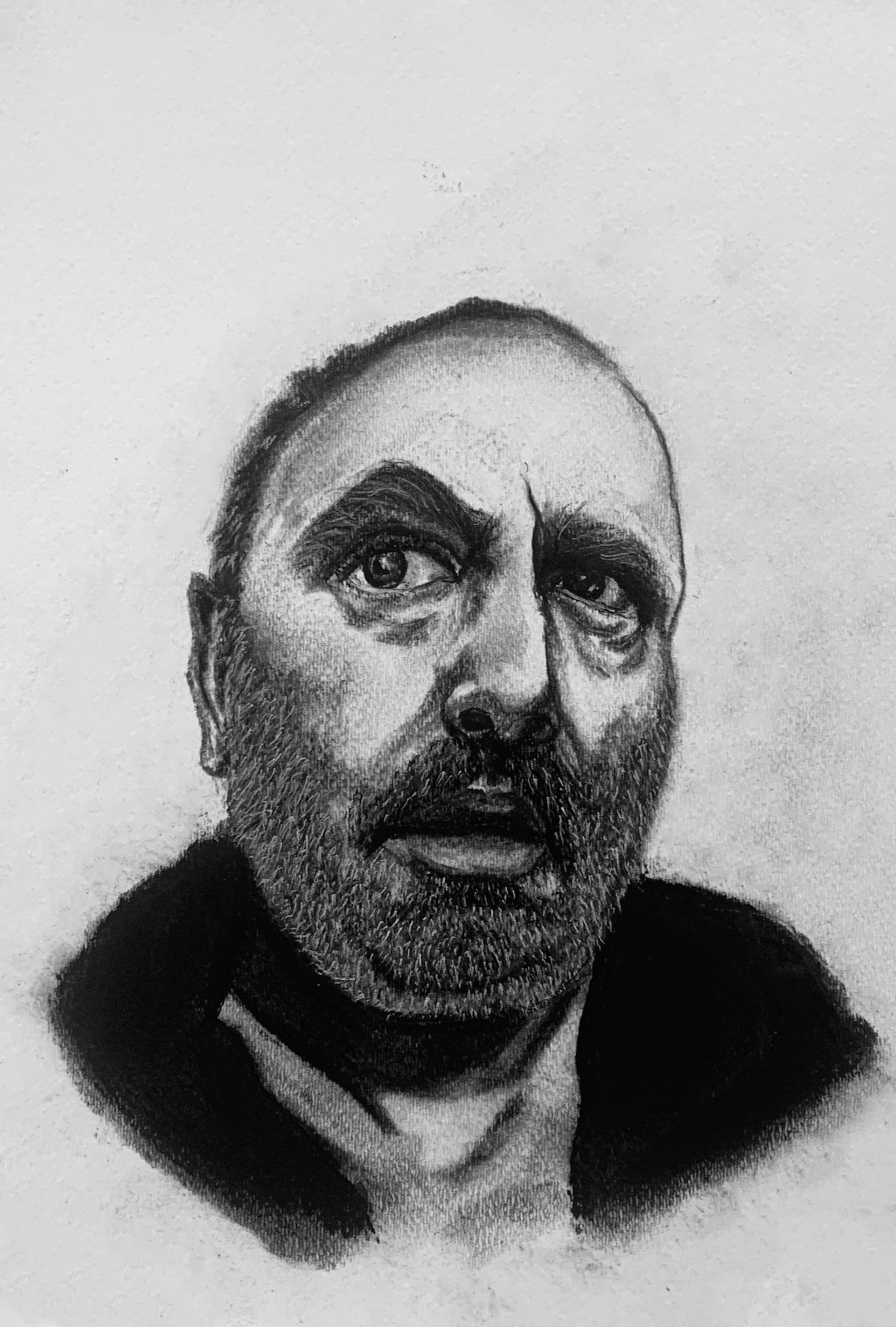 Portrait study, charcoal 2022