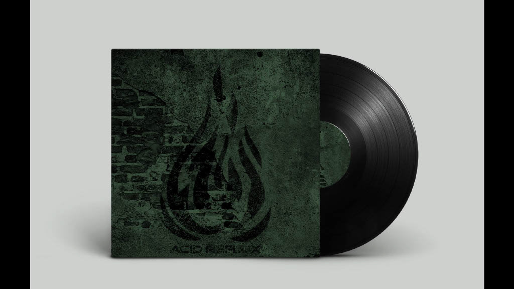 Speed Metal Design Project 2024 - Acid Reflux Album Cover Mockup