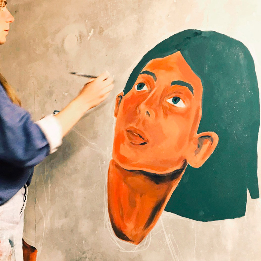 Réalisation d'une fresque chez EKLO Bordeaux - 2019