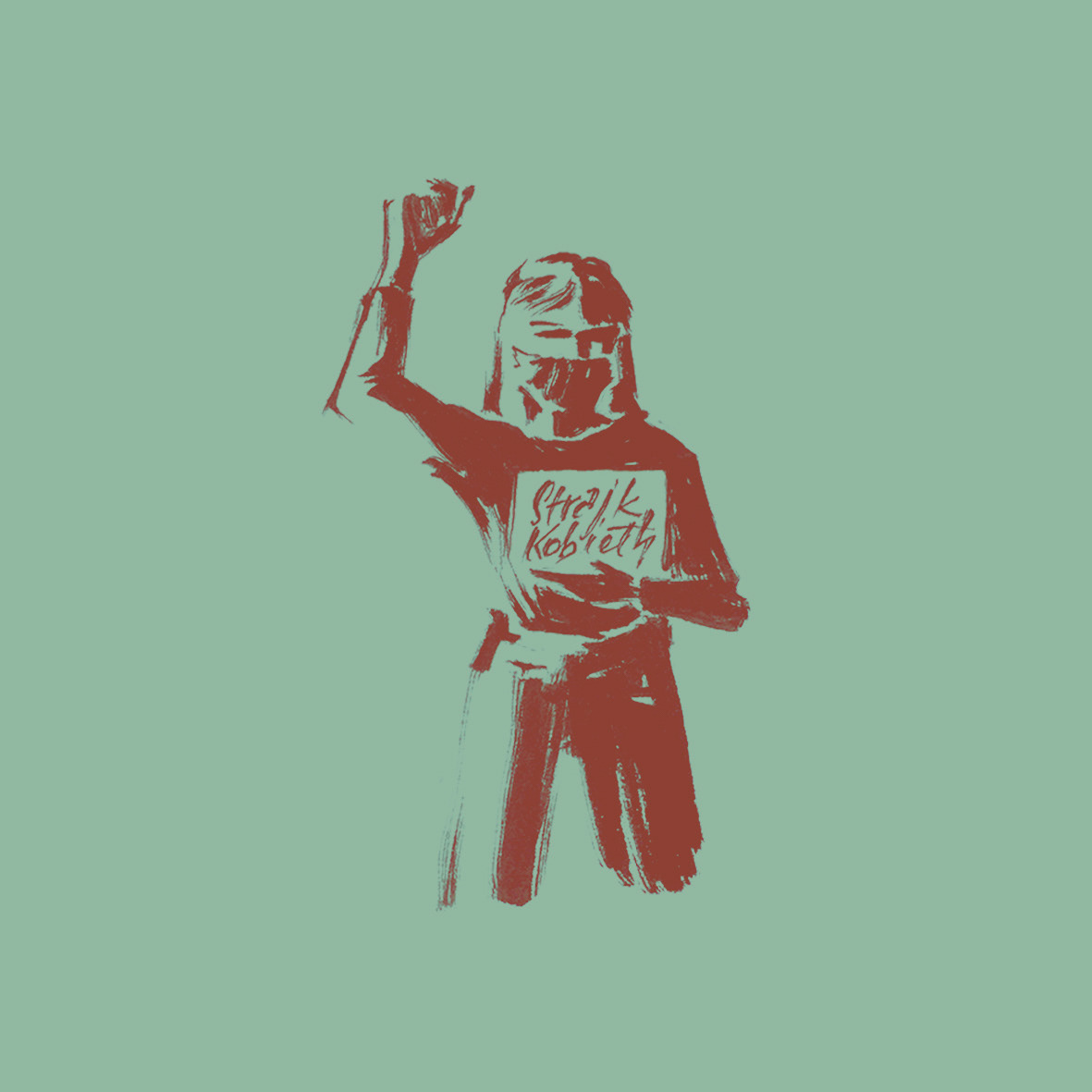 Illustration Projet Personnel "Strajk Kobieth" Grève des femmes / mouvement en Pologne contre la restriction de l’accès à l’IVG - 2020