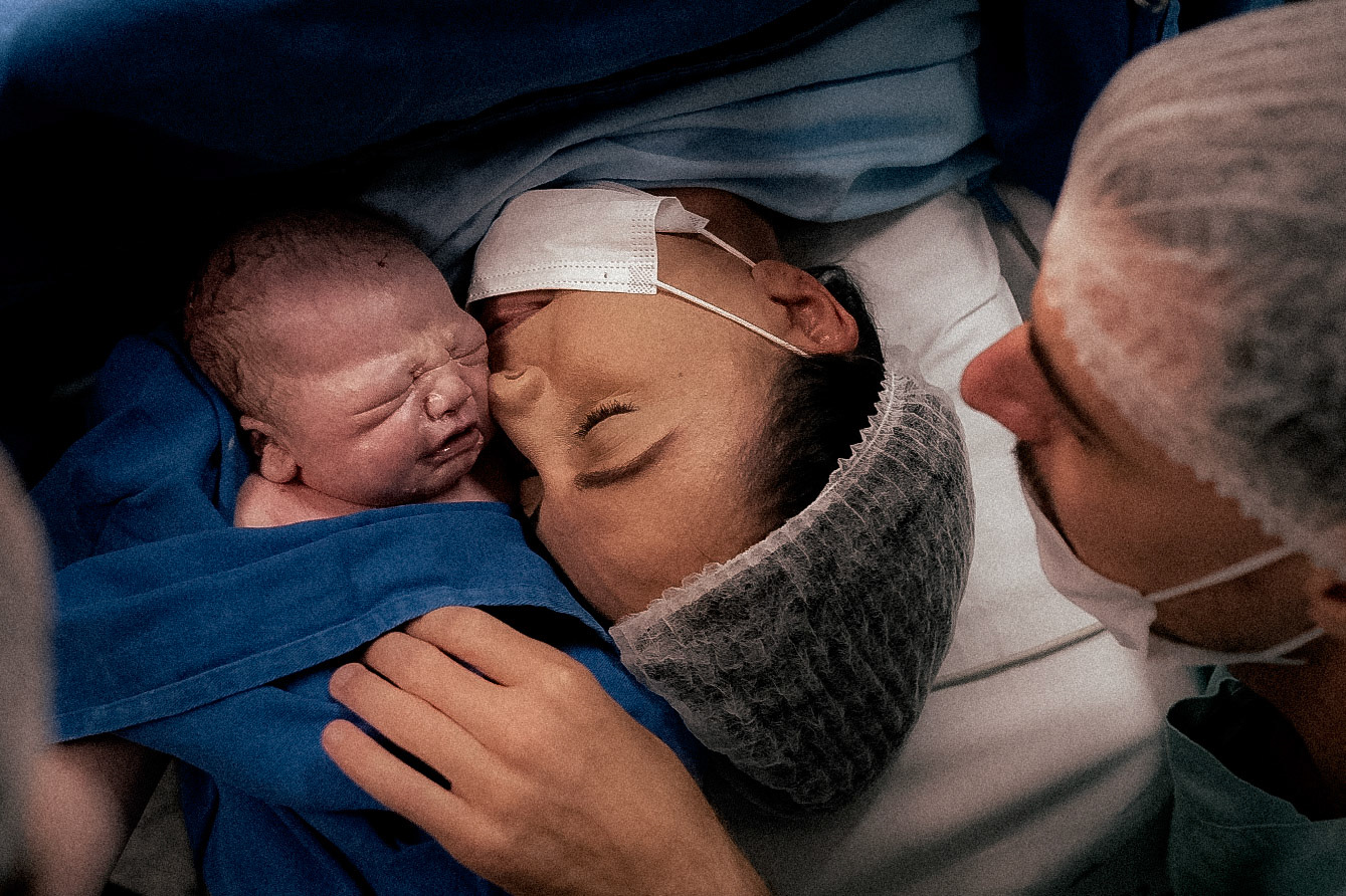 Nascimento Ben - Clínica Santa Helena - Maternidade Florianópolis - Parto - Foto e Filme