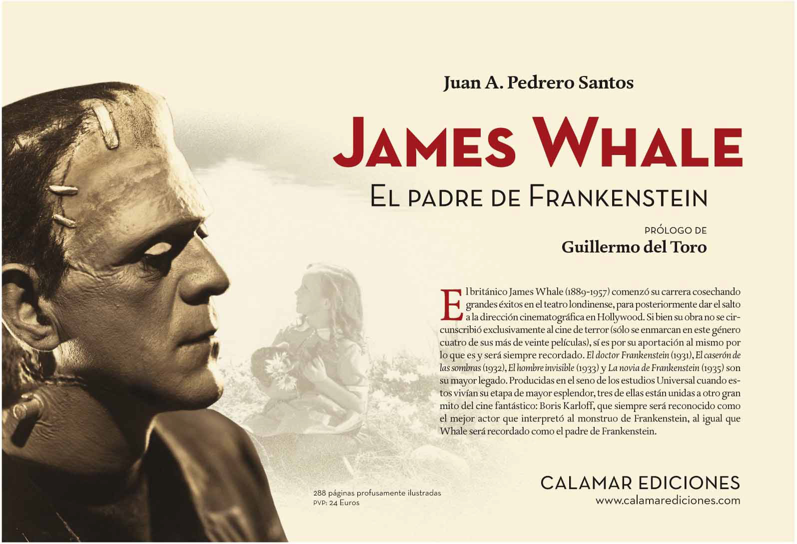 Calamar Edición & Diseño - Libro «James Whale. El padre de Frankenstein»